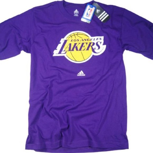 adidas Los Angeles Lakers Primary Logo T-Shirt - Picture 1 of 1